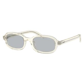 Prada Sunglasses, unisex, White, Size: 50 MM Oval Sunglasses