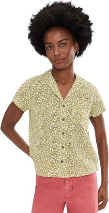 Toad&Co Camp Cove Shirt Womens Clothing Salt Print : SM, Cotton
