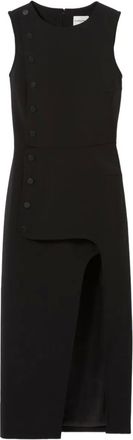 Claudie Pierlot Abito midi con bottoni - Nero