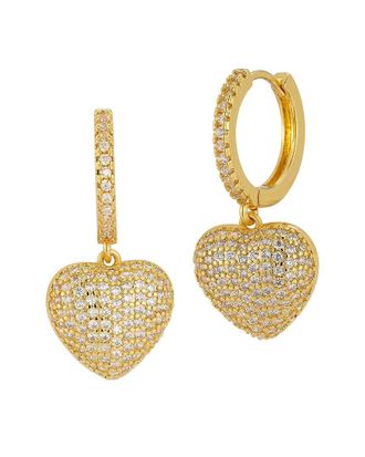 Glaze Jewelry Gold Plated Cz Earrings