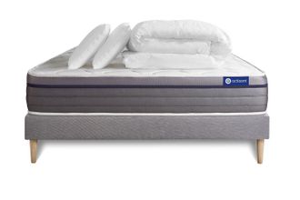 Actisom Pack Colch&oacute;n Gris L&aacute;tex Y Espuma Viscoel&aacute;stica 200 X 200