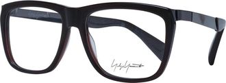 Yohji Yamamoto Bruine Vierkante Optische Monturen - unisex - Brillen - Bruin - ONE Size - Accessoires