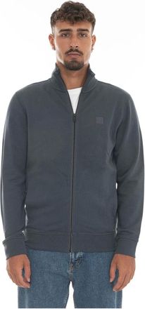 HUGO BOSS Heren, Sweatshirts & Hoodies, Blauw, Maat: XL Katoen
