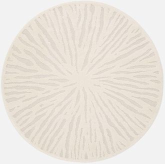 Sweeek Sweeek - Tappeto interno rotondo crema, 160cm