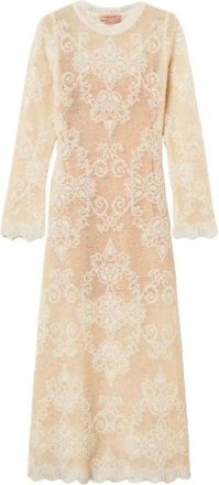 Twinset Mujer, Vestidos, Beige, Talla: S