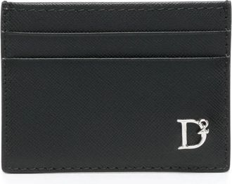 Dsquared2 Portemonnee - Heren - Portefeuilles - Zwart - ONE Size - Leer - Accessoires