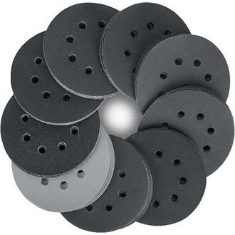 OEM Discos De Lijado De 125 Mm, 80 Discos De Papel Abrasivo De Carburo De Silicio, 8 Agujeros, Almohadillas De Lijado, Granos 320/400/600/800/1000/1200/15