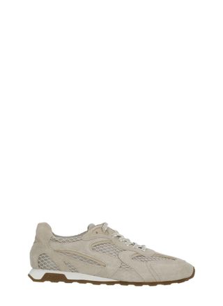 Ash Beige Kasar Net Mesh Sneakers