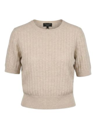 Rag & Bone cashmere T-shirt - Neutrals