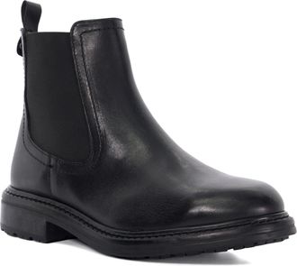 Dune London Ladies PERCEPTION Leather Low Heel Chelsea Boots Size UK 8 Flat Heel Ankle Boots