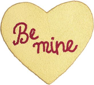 Tiramisu Be Mine Beaded Heart Placemat