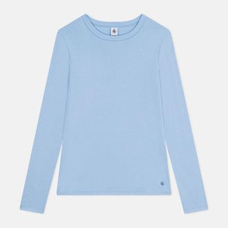 Petit Bateau T-shirt, lange mouwen, ronde hals