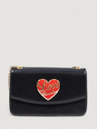 Love Moschino Borsa a spalla in pelle sintetica con logo Love Moschino