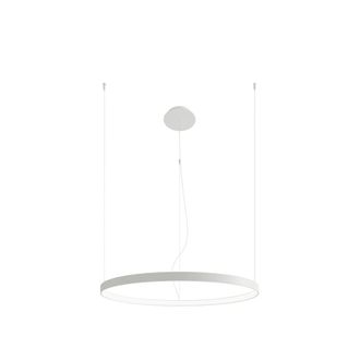 Thoro L&aacute;mpara de techo fabricada en acero blanco 4000k alt. 150 cm