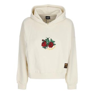 PROPAGANDA Korte hoodie met voorzak - Dames - Hoodies - Wit - S - Katoen - Hoodies & sweatvesten