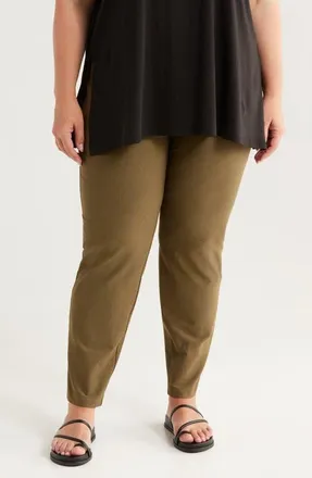 Eileen Fisher Slim Ankle Pants in Branch at Nordstrom, Size 3X