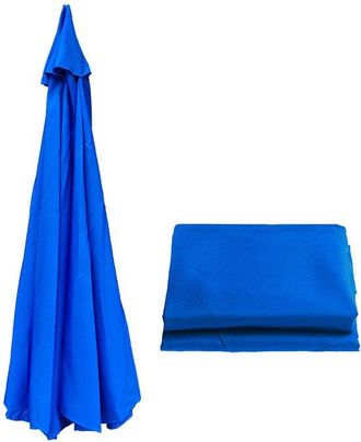 OEM Toldo De Repuesto Para Sombrilla De Jard&iacute;n (3,5 M), Cabezal De Repuesto Para Sombrilla De 8 Brazos, Color Superior Oscuro