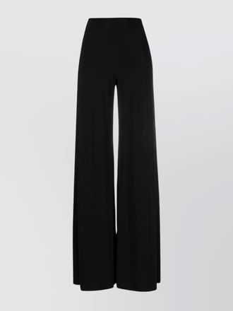 Norma Kamali high-rise flared trousers