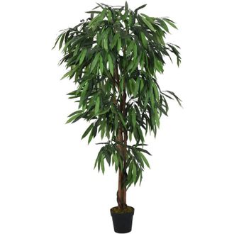 vidaXL Rbol De Mango Artificial Con 300 Hojas Verde 80 Cm Vidaxl