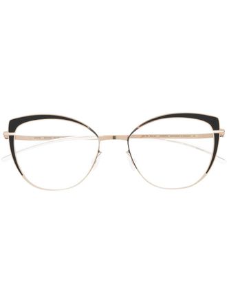 Mykita Kelsey cat-eye frame glasses - Gold