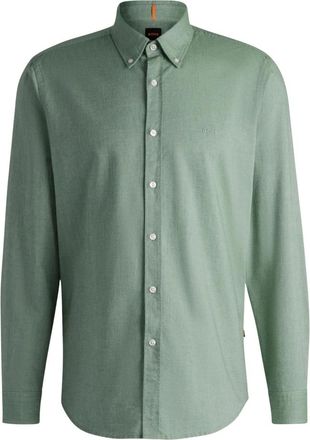 HUGO BOSS Hombre, Camisas, Verde, Talla: L