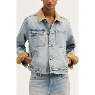 Madewell Denim Rancher Jacket in Greenwich Wash at Nordstrom, Size Xx-Large