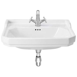 Roca Roca - Lavabo De Porcelana Mural Para Pedestal Longitud: 650 Mm