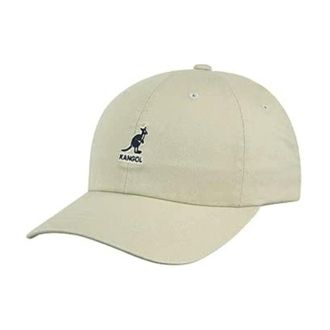 Kangol Caps, female, Beige, Size: ONE SIZE Green Khaki Cotton Baseball Cap Unisex