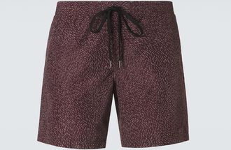 Brioni Printed swim trunks