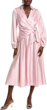 Badgley Mischka Wrap Full Skirt Day Dress