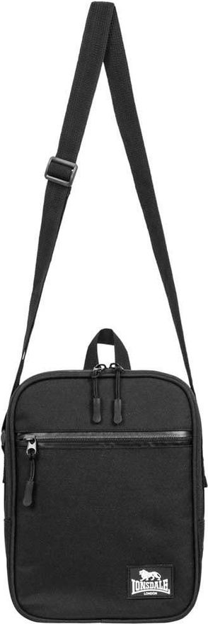 Lonsdale Polegate Sac Banane / Crossbody – Taille Unique – Noir – Polyester – Compartiments Multiples