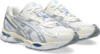 Asics Gender Inclusive GEL-NYC 2055 Sneaker in White/Piedmont Grey at Nordstrom, Size 10.5 Womens
