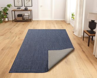 My Home Teppich »Rhodos, In-und Outdoor geeignet« rechteckig 3 mm Höhe Sisal-Optik, Wetterfest & UV-beständig, Wohnzimmer, Balkon, Camping