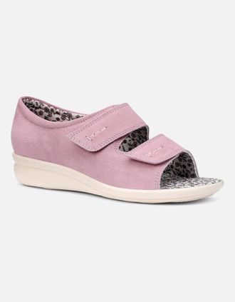 Hotter Womens Siesta Womens Slippers - Pink - Size: 6