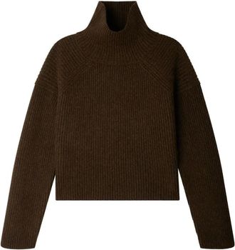 SOEUR Flynn geribbelde coltrui - Bruin