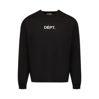 Gallery Dept. Round-neck Knitwear, male, Black, Size: XL Crew Neck Sweater