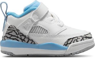 Nike Jordan Boys Spizike Low - Boys Toddler Basketball Shoes White/University Blue/Grey Size 4.0