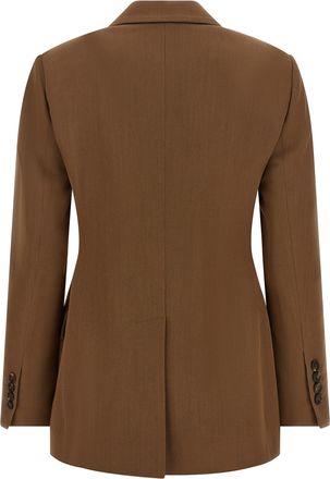 Brunello Cucinelli Virgin Wool Blazer - Brown