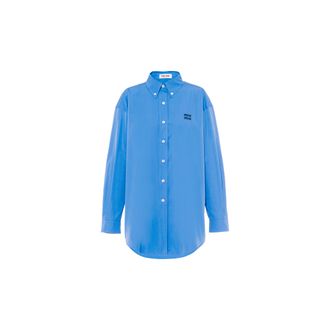 Miu Miu Oversized poplin shirt