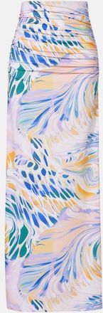 Alexandra Miro Gia printed maxi skirt