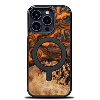 OEM Funda Bewood Unique Para Iphone 16 Pro - Naranja Con Magsafe