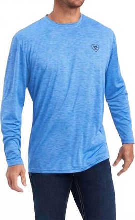Ariat Charger Land Of The Free T-Shirt In Olympian Blue
