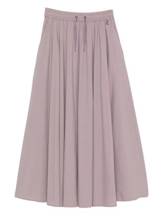 Herno Resort midi-rok met trekkoord - Roze