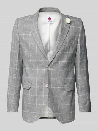 CG - Club of Gents Leinensakko mit Pattentaschen Modell Paul in Hellgrau, Gr&ouml;&szlig;e 106