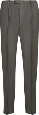 Dell'Oglio Groene broek voor mannen Aw 24 - Heren - Slim Fit Broeken - Groen - XL - Broeken