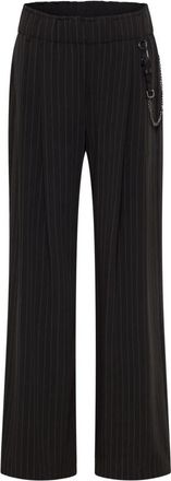 LeComte Wide Leg Jeans - Dames - Wijde Broeken - Zwart - XS - Katoen - Broeken
