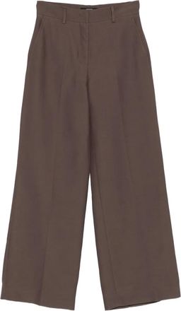 Max Mara Pantaloni con tasche - Marrone