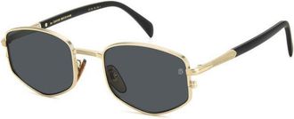David Beckham DB 1129/S RHL/IR Mens Sunglasses Gold Size 52