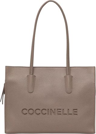 Coccinelle Myrtha Shopper - Dames - Shoppers - Bruin - ONE Size - Leer - Tassen
