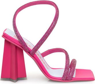 Chiara Ferragni Pink Crystal-Embellished Heels
